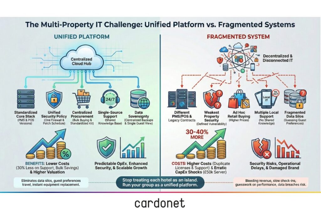 hotels multi-site it challenge standards platform